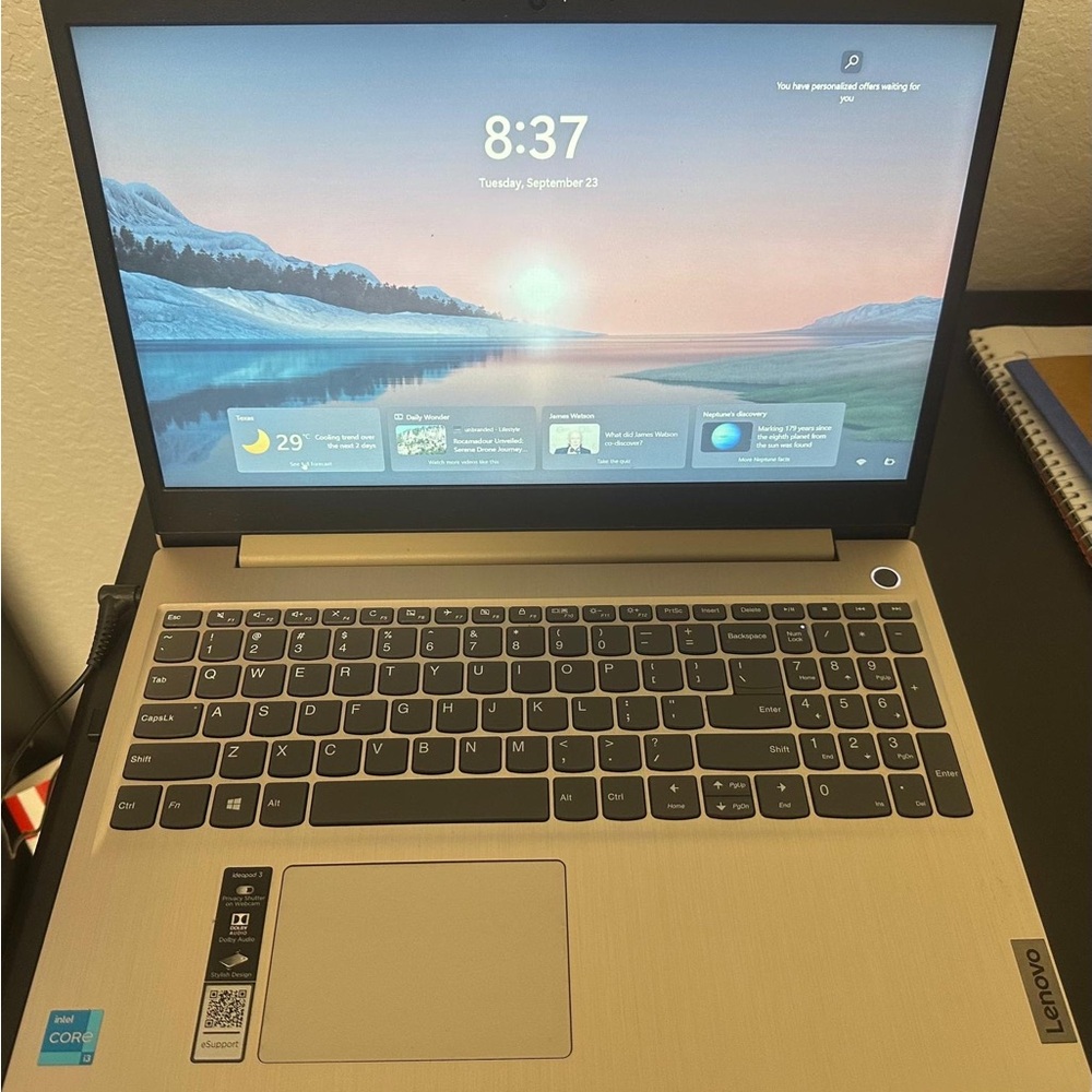 Lenovo IdeaPad /15,6 Inches /Lenovo Gray Laptop with Intel Core 1 TB /